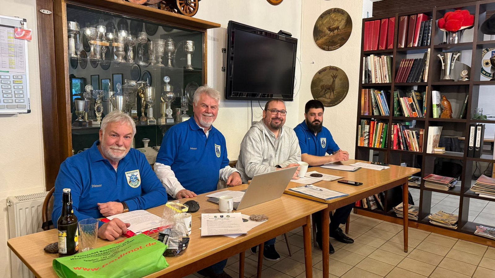Vorstandssitzung im Vereinsheim